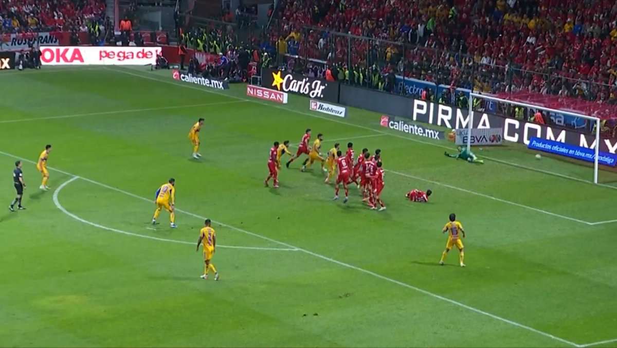 Mete Tigres el primer golazo contra el Toluca en la final
