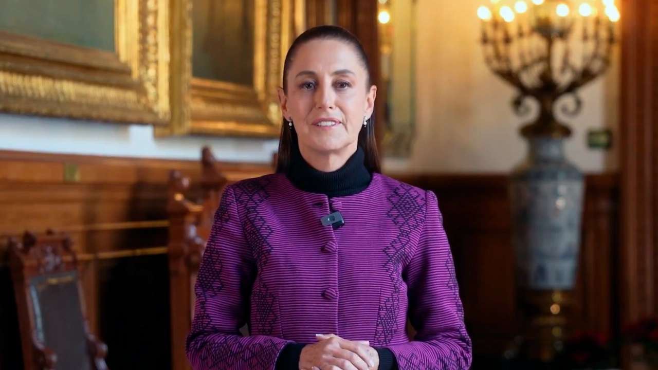 Envía Sheinbaum mensaje de Año Nuevo a mexicanos