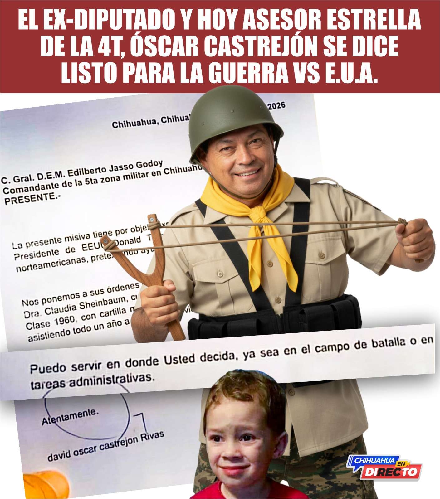 ¡Listo para la guerra! 