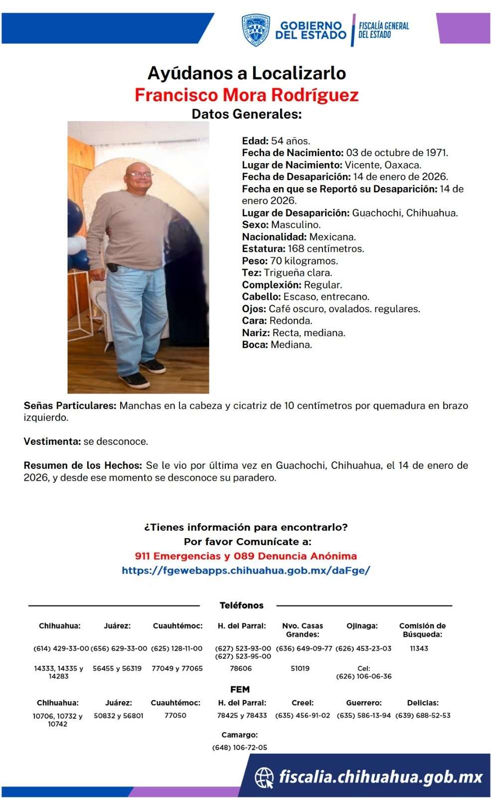 Desaparece médico del Imss en Guachochi