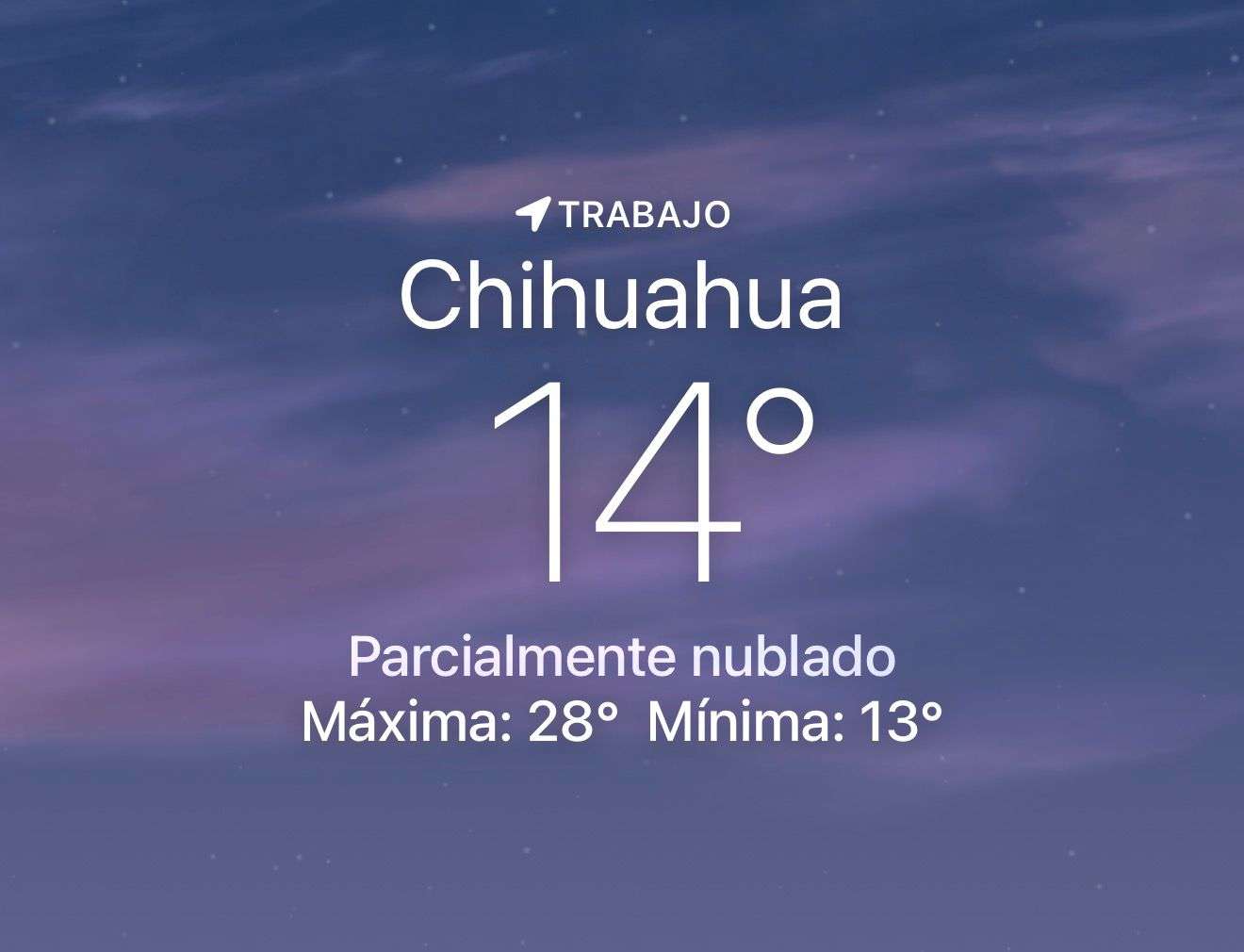 Se esperan vientos y nubes con máxima de 28 grados centígrados 