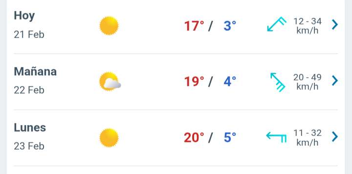 Día soleado con temperatura hasta 17°C en Juárez 