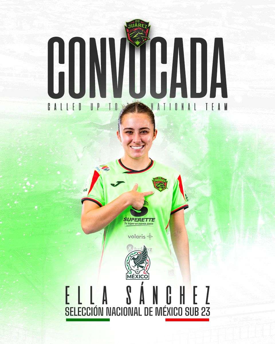 Convocan a Ella Sánchez a la Selección Mexicana Sub-23 para gira en Florida