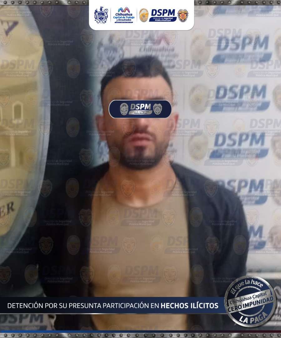 Capturan a ladrón por robar vivienda de la colonia Villa