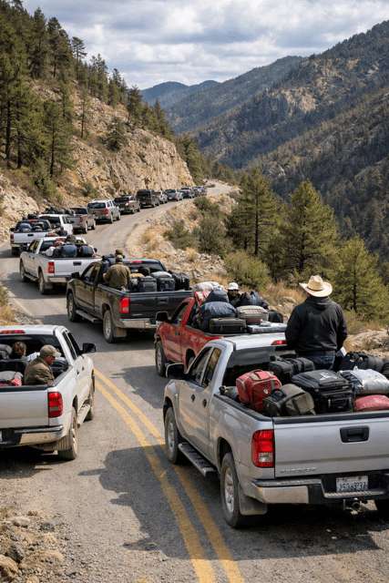 Llegan desplazados por violencia desde Atascaderos, Guadalupe y Calvo a Parral