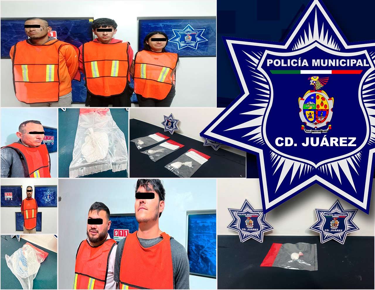 Arrestan a siete por narcomenudeo