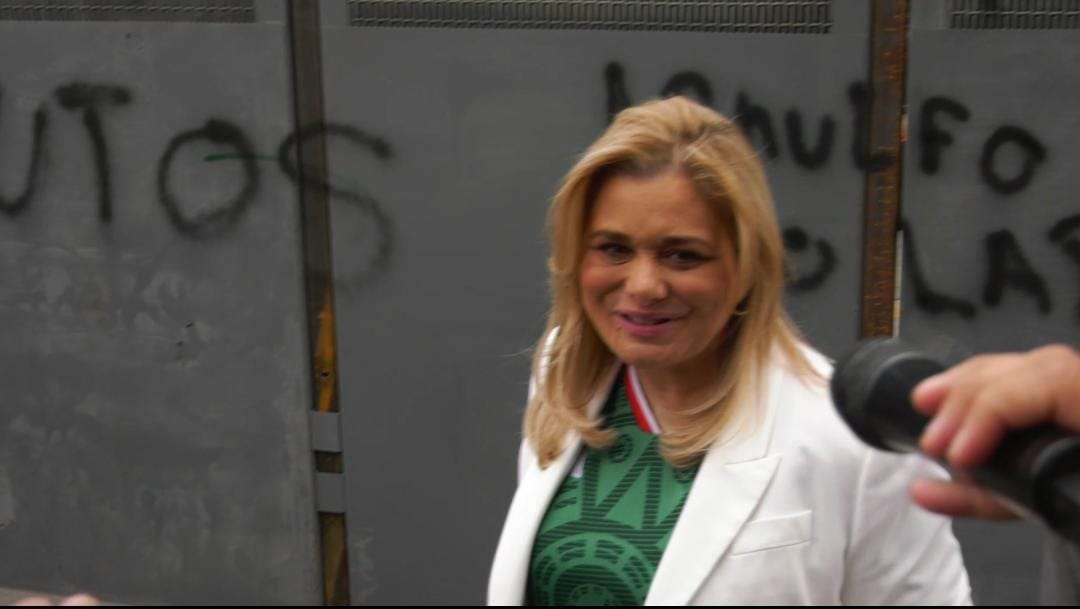 Celebra Maru Campos llegada del trofeo del Mundial a Chihuahua