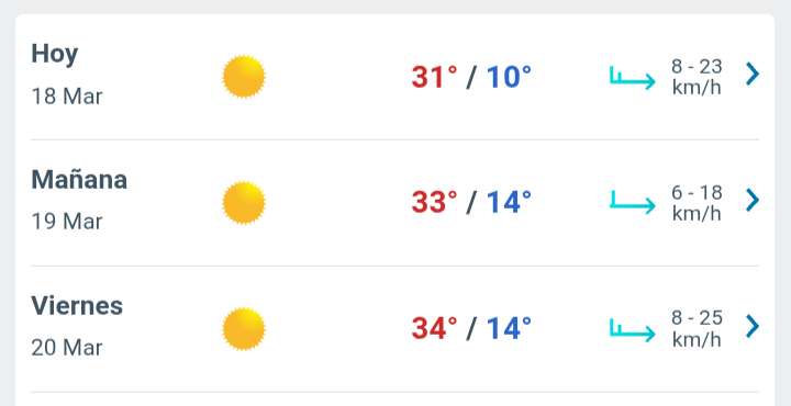 Día soleado con temperatura hasta 31°C en Juárez 