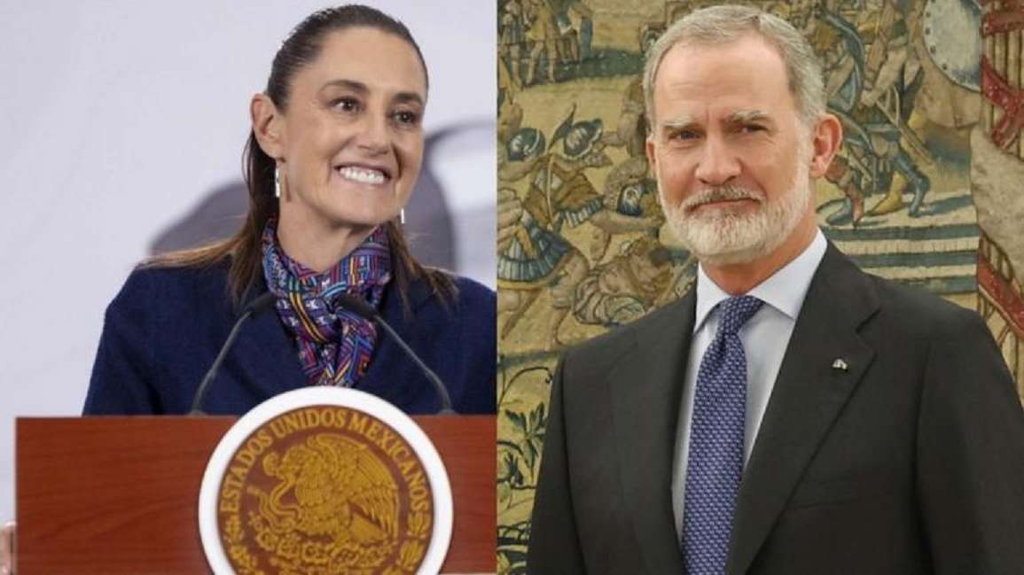 Invita Claudia Sheinbaum al rey Felipe VI de España a asistir al Mundial