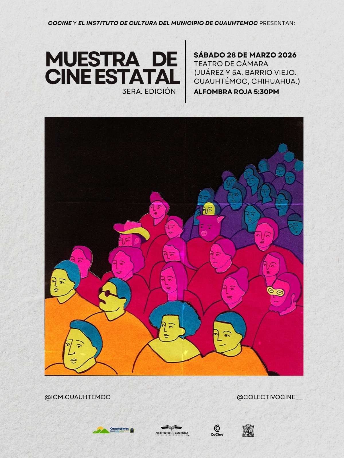 Anuncian la 3era Muestra de Cine Estatal en Cuauhtémoc