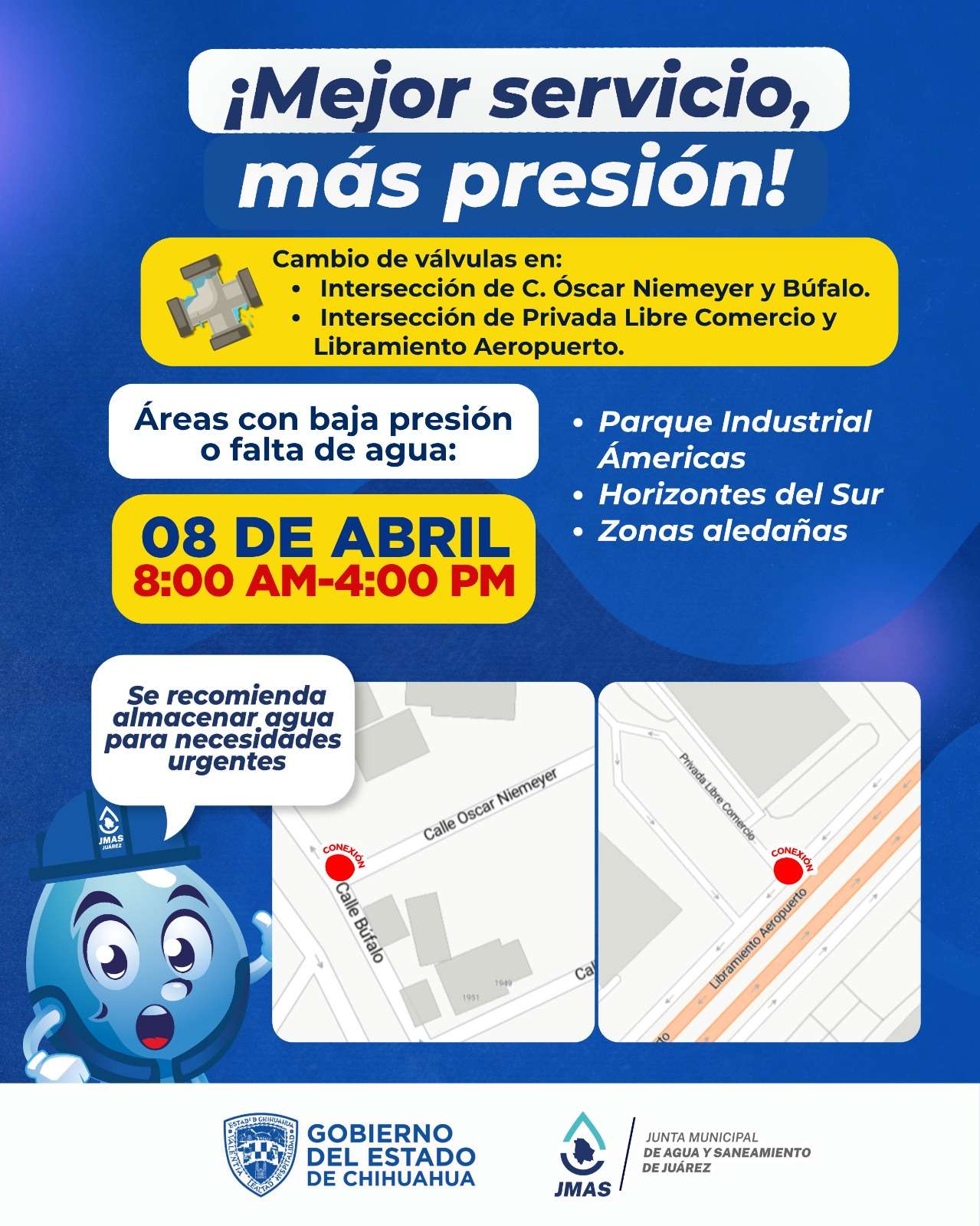 Cambiará JMAS válvulas para mejorar servicios en Horizontes del Sur