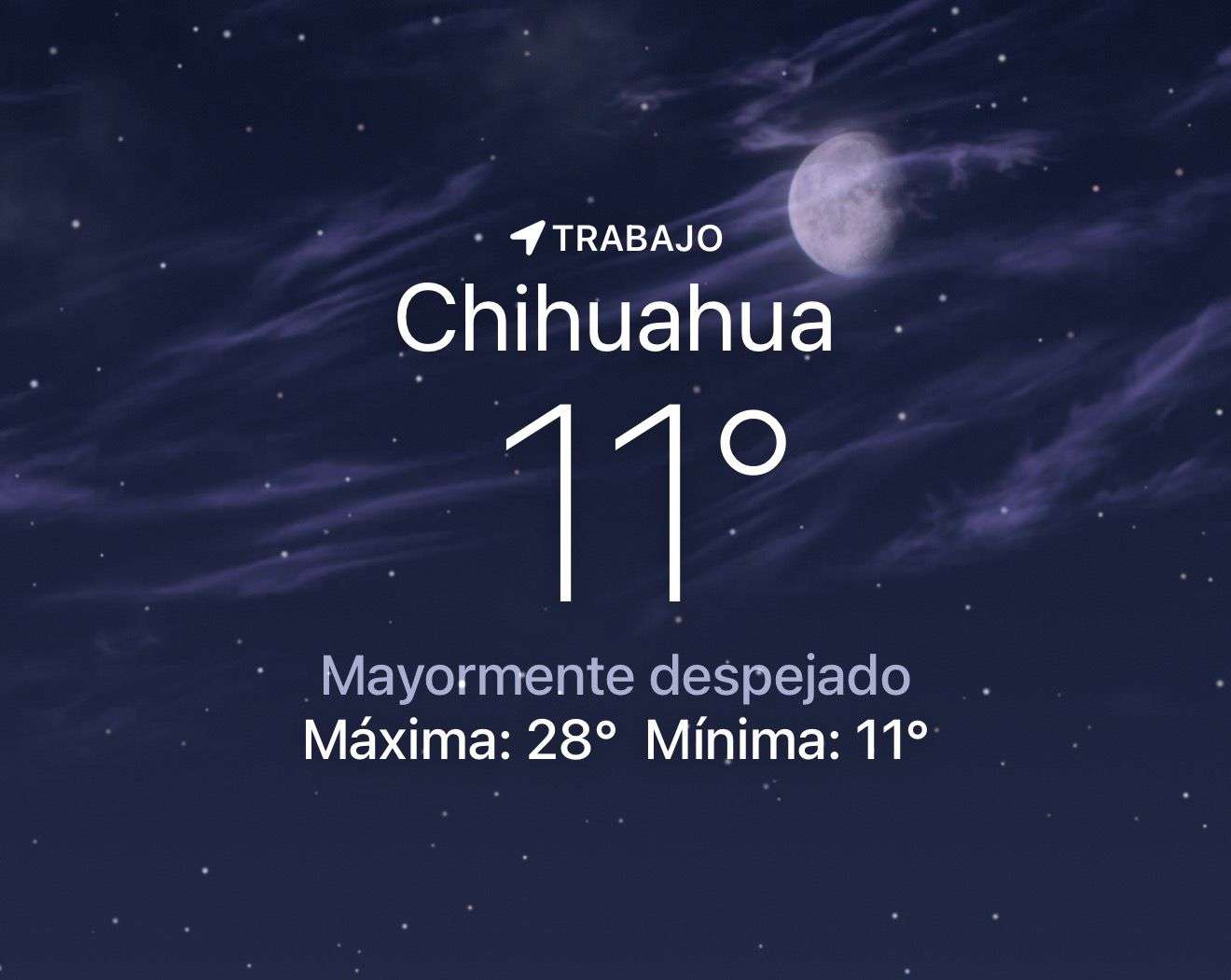 Se espera día despejado con máxima de 28 grados centígrados 