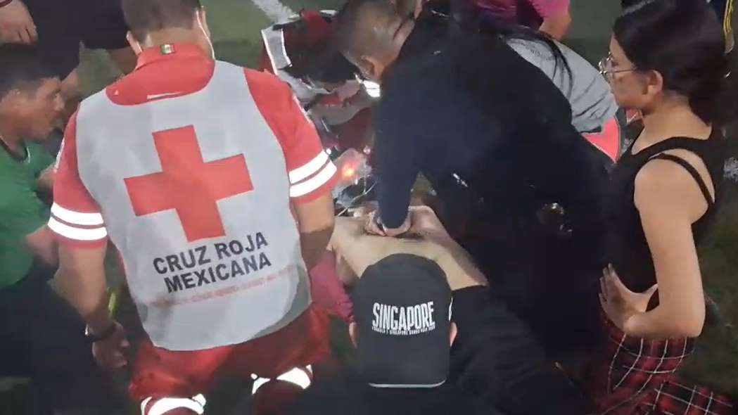 Muere hombre por infarto en campo de fútbol de Valle del Sol