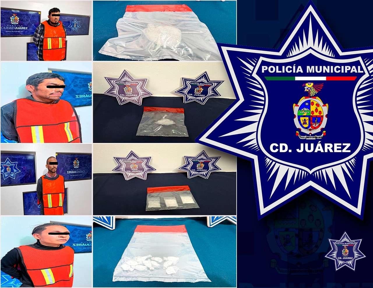 Arrestan a cuatro personas acusadas por delitos contra la salud