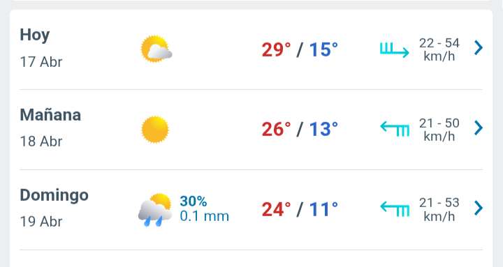 Día con nubes y claros, temperatura hasta 29°C en Juárez 