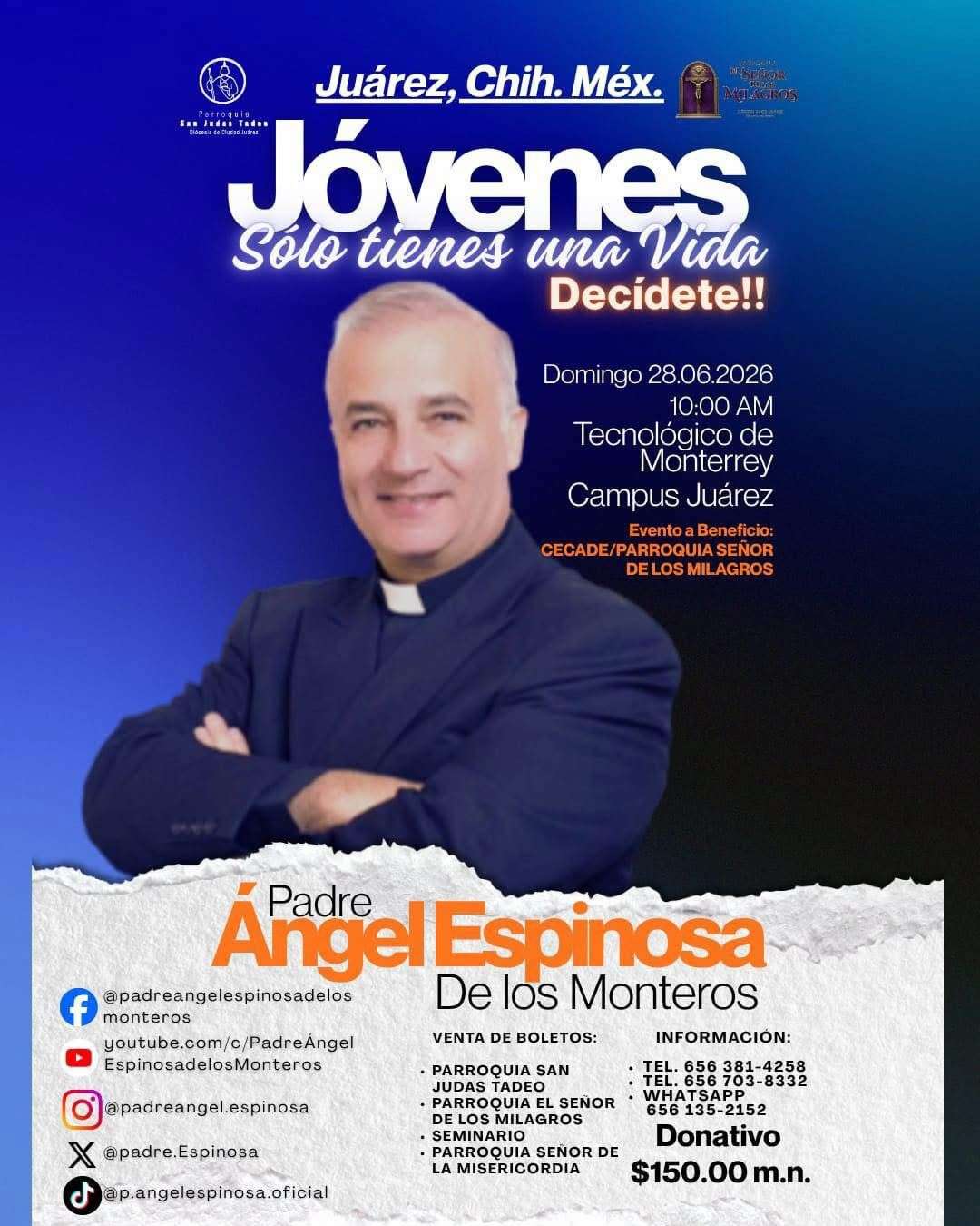 Invitan a evento: Jóvenes solo tienen una vida en el Tec de Monterrey 