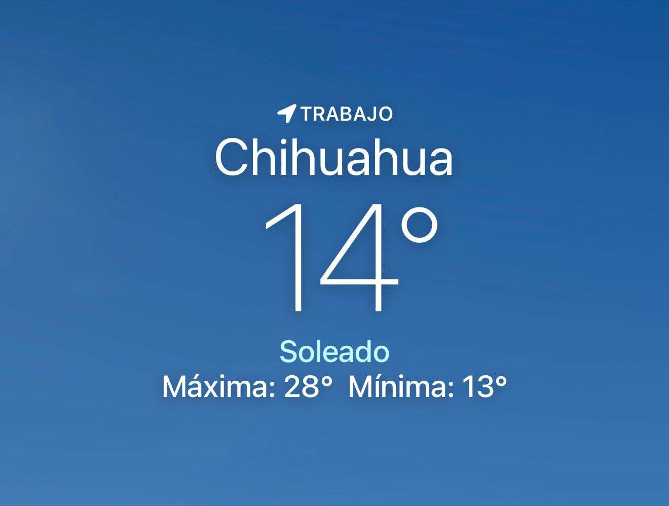 Se espera día soleado con máxima de 28 grados centígrados 