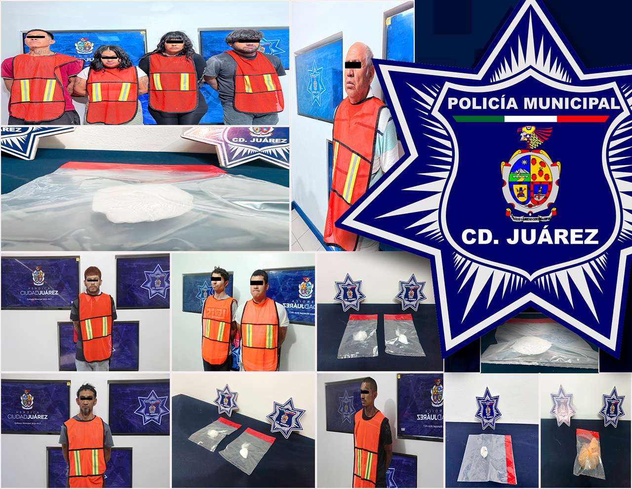 Arrestan a diez personas acusadas por delitos contra la salud