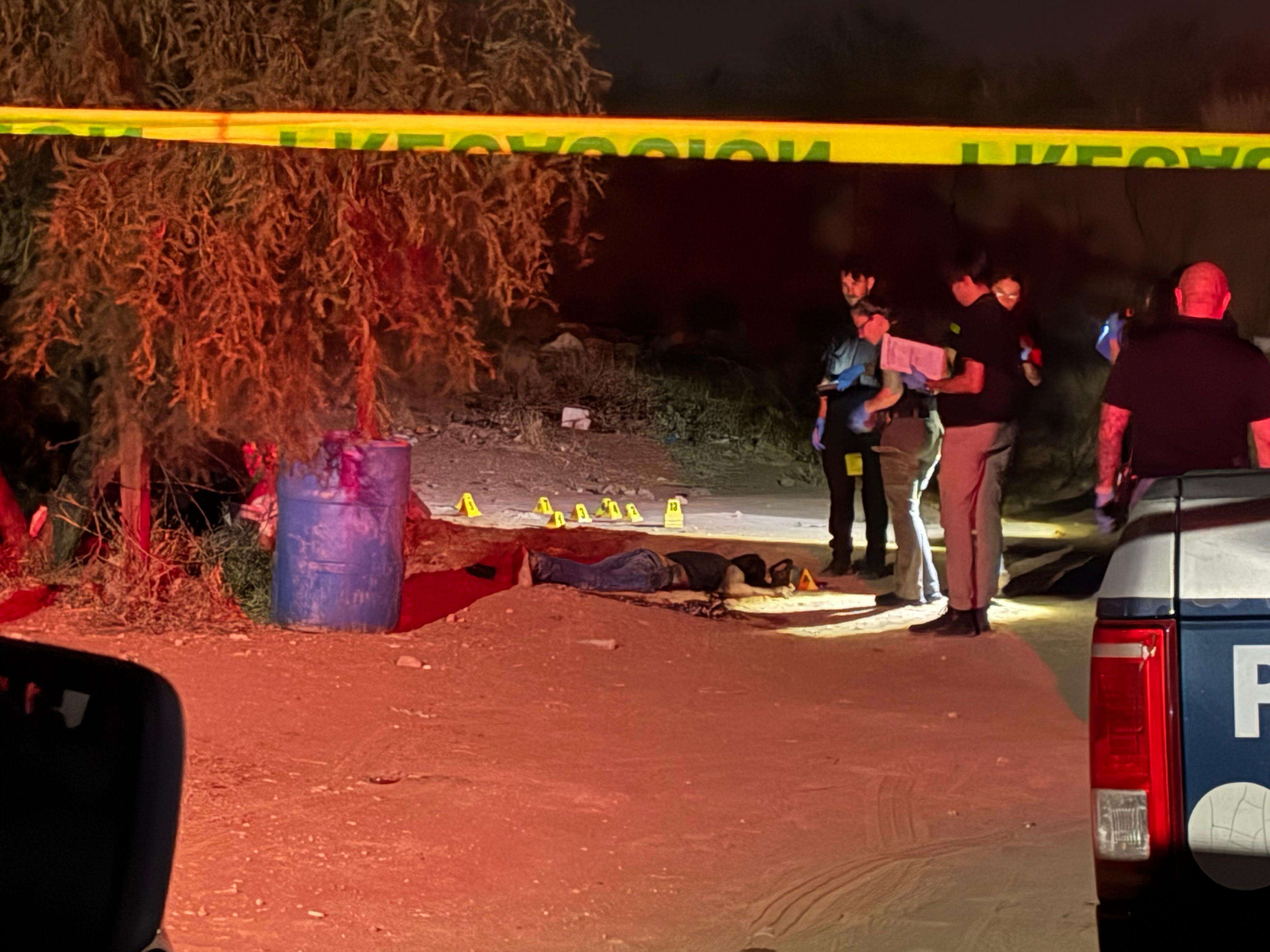 Ejecutan a uno afuera de su casa en La Noria
