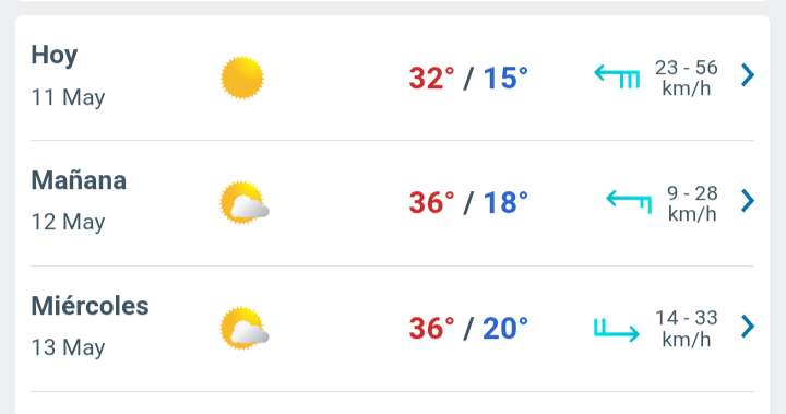 Día soleado con temperatura hasta 32°C en Juárez 