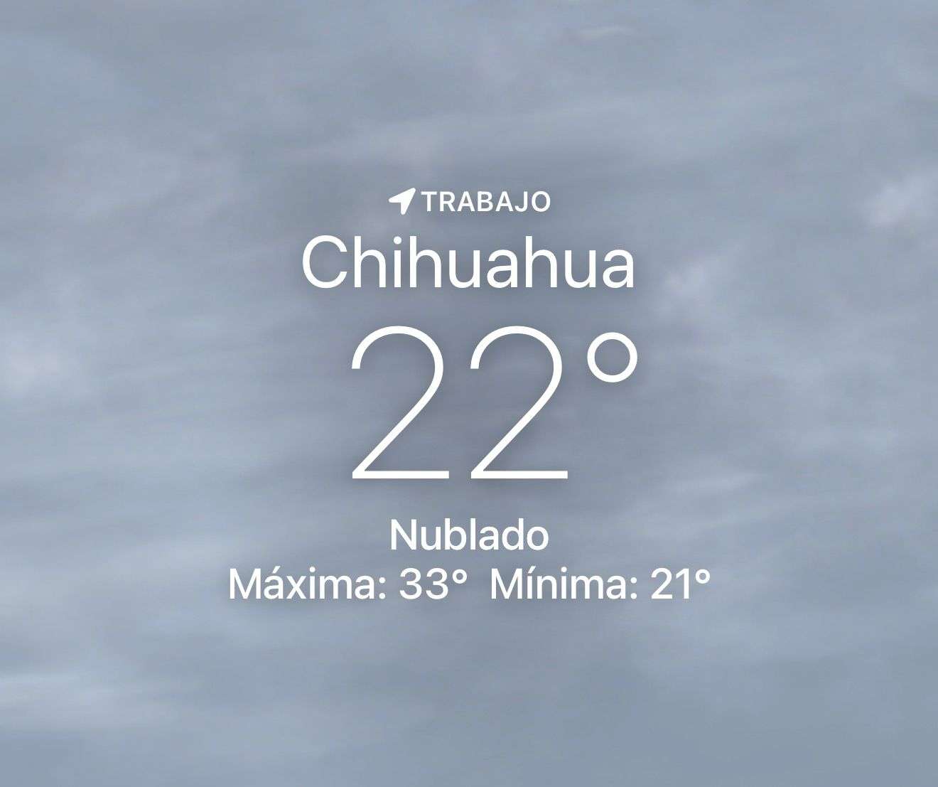 Se espera nuboso con máxima de 33 grados centígrados 