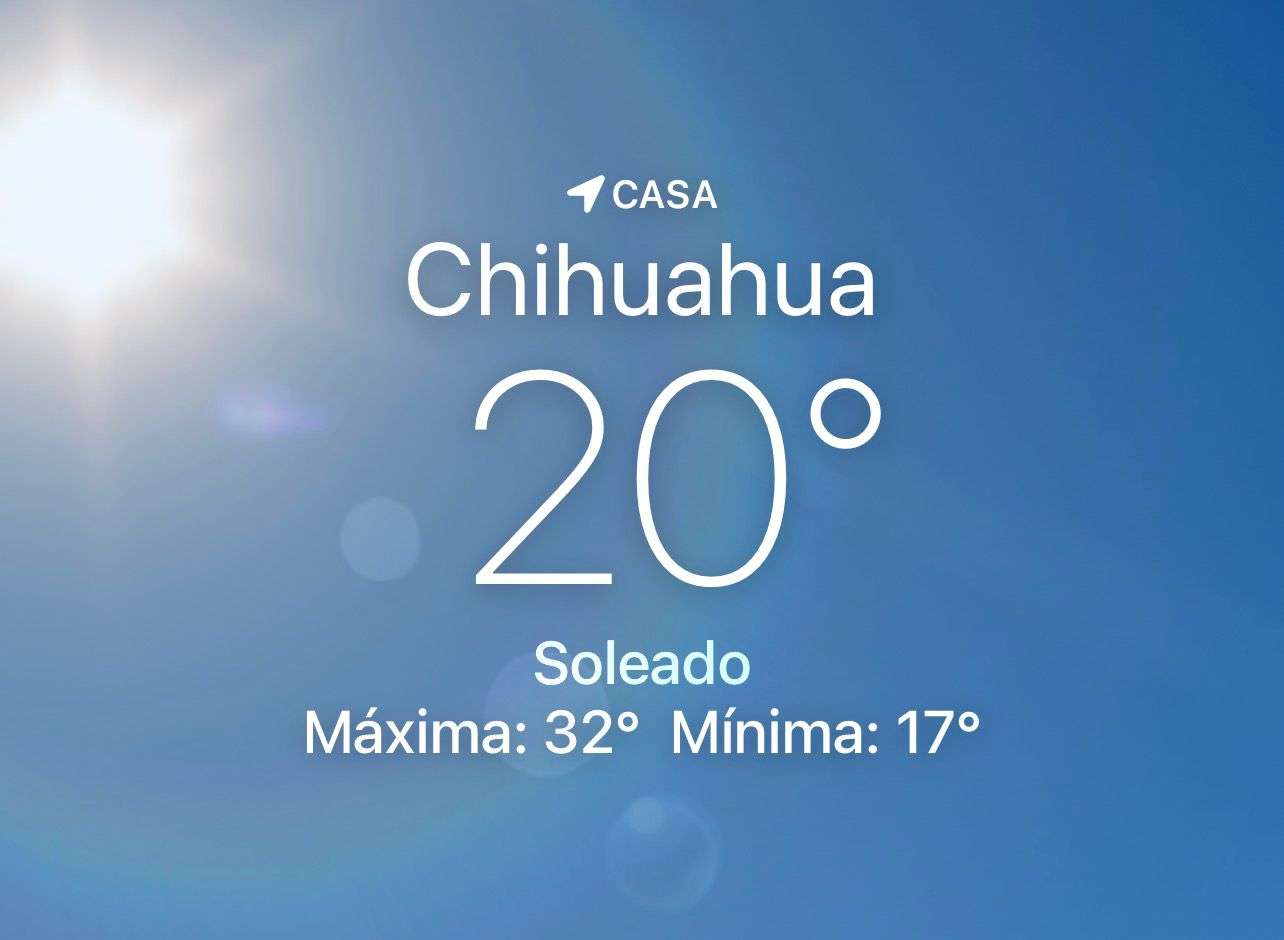 Se espera soleado con máxima de 32 grados centígrados 