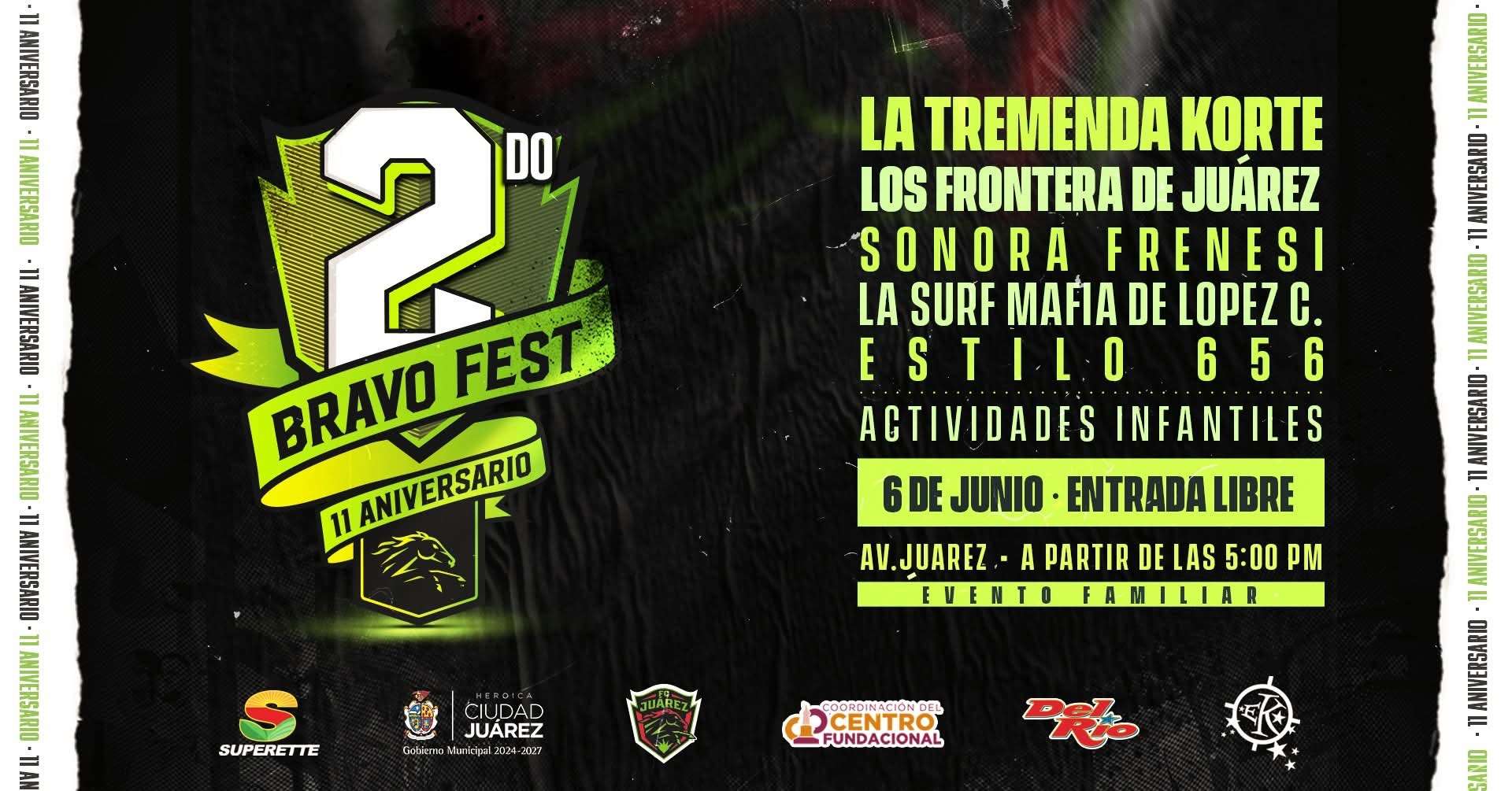 Invitan al Bravo Fest para celebrar el aniversario de los Bravos