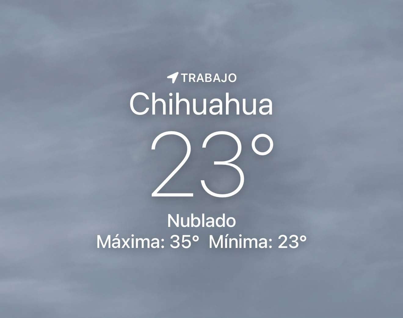 Se espera nuboso y posible lluvia con máxima de 35 grados centígrados 