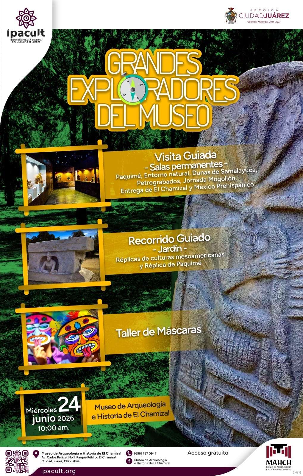 Llevarán a estudiantes a recorrer el Museo de Arqueología e Historia de El Chamizal