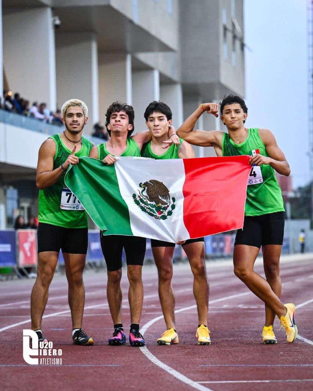 Ganan atletas juarenses tres medallas para México en Iberoamericano U-20