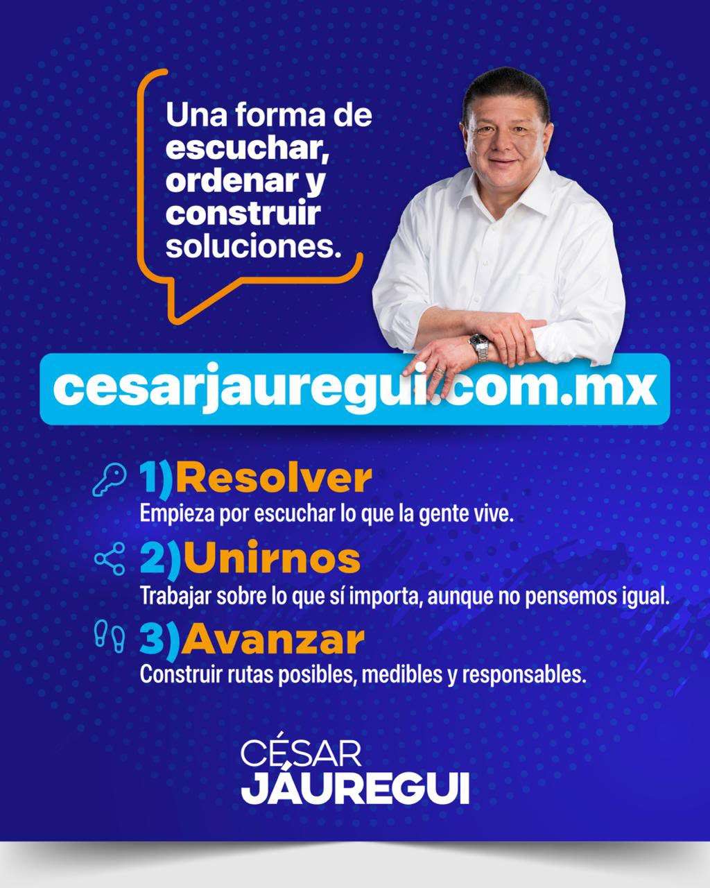Invita Jáuregui a ciudadanos a participar en plataforma de propuestas