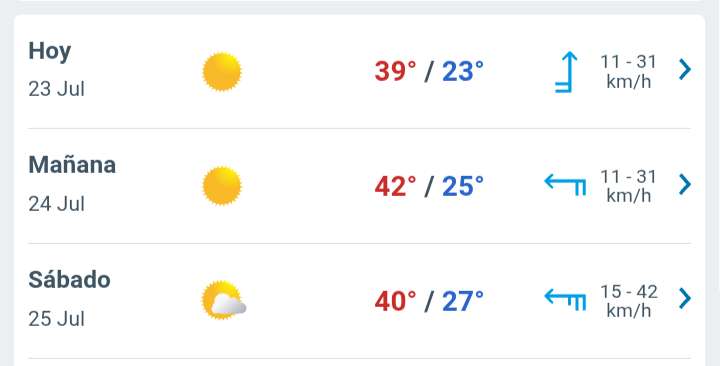 Día soleado con temperatura hasta 38°C en Juárez 