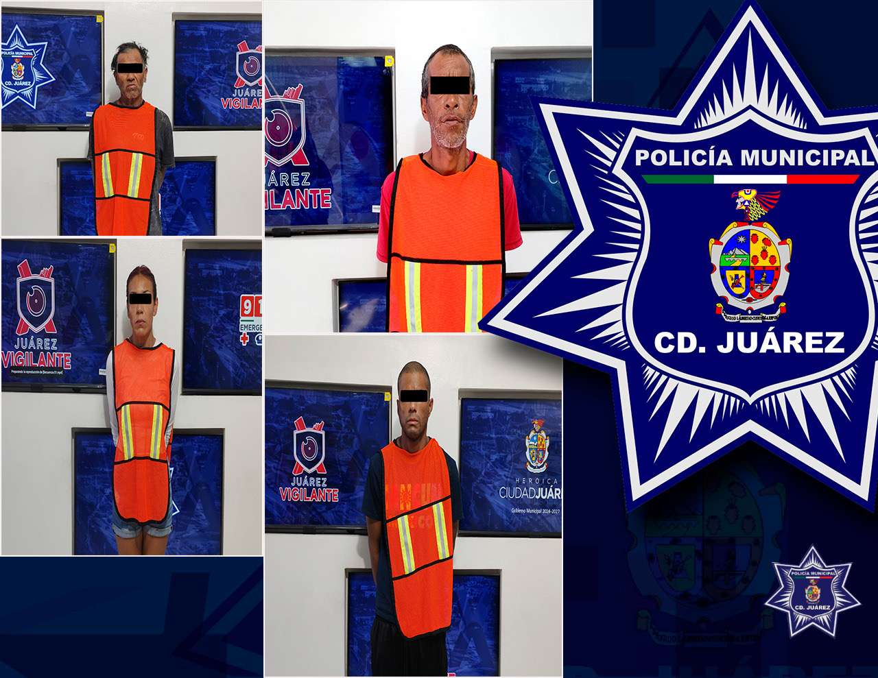 Arrestan a cuatro personas con orden de aprehensión