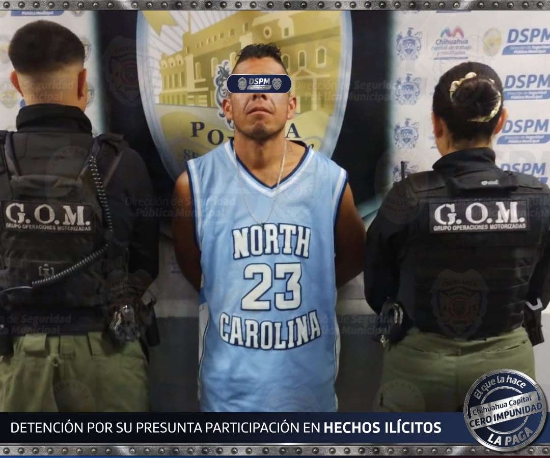 Lo detienen con cristal en Paseos del Camino Real