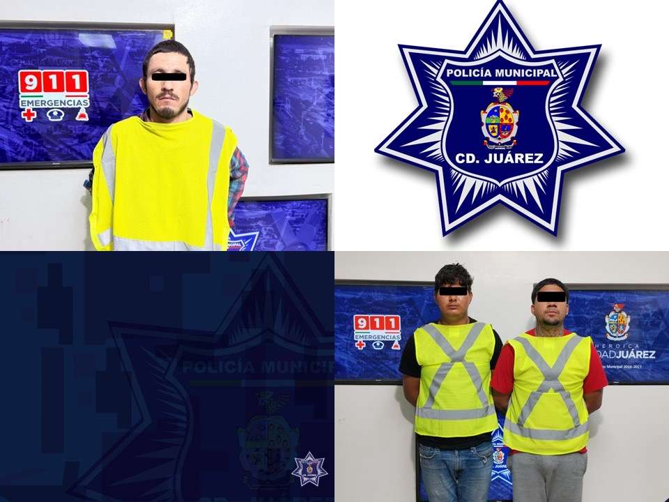 Detienen a tres a bordo de autos con reporte de robo