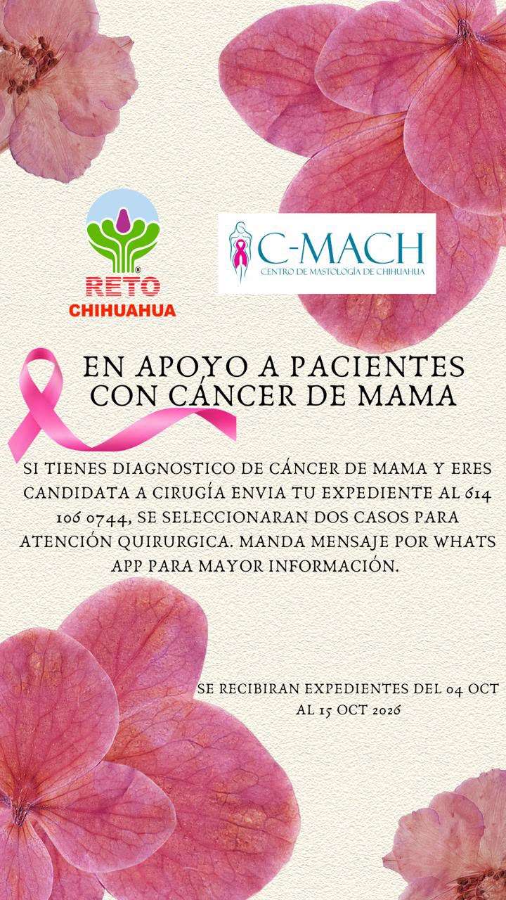 Convocan a apoyar a pacientes con cáncer de mama