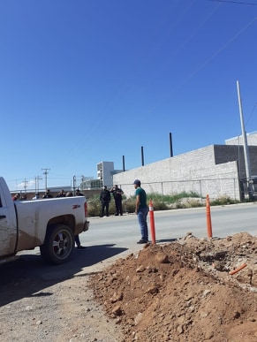 Imagenes tomadas durante el altercado