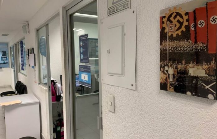 Sigue polémica en redes por imagen nazi en sucursal de volkswagen